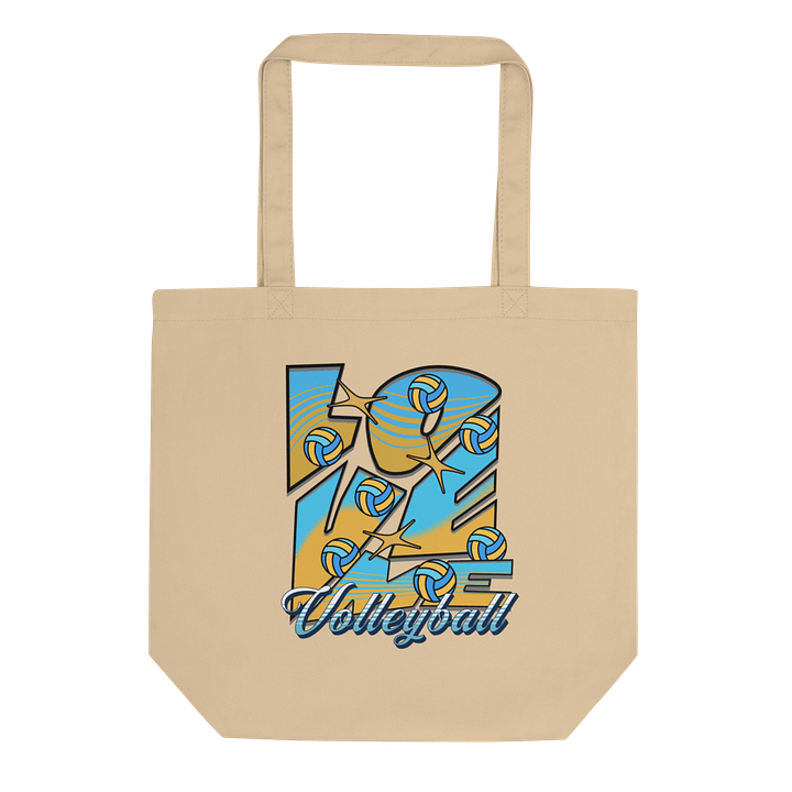 Love Me Volleyball Eco-friendly Organic Tote Bag product image (1)