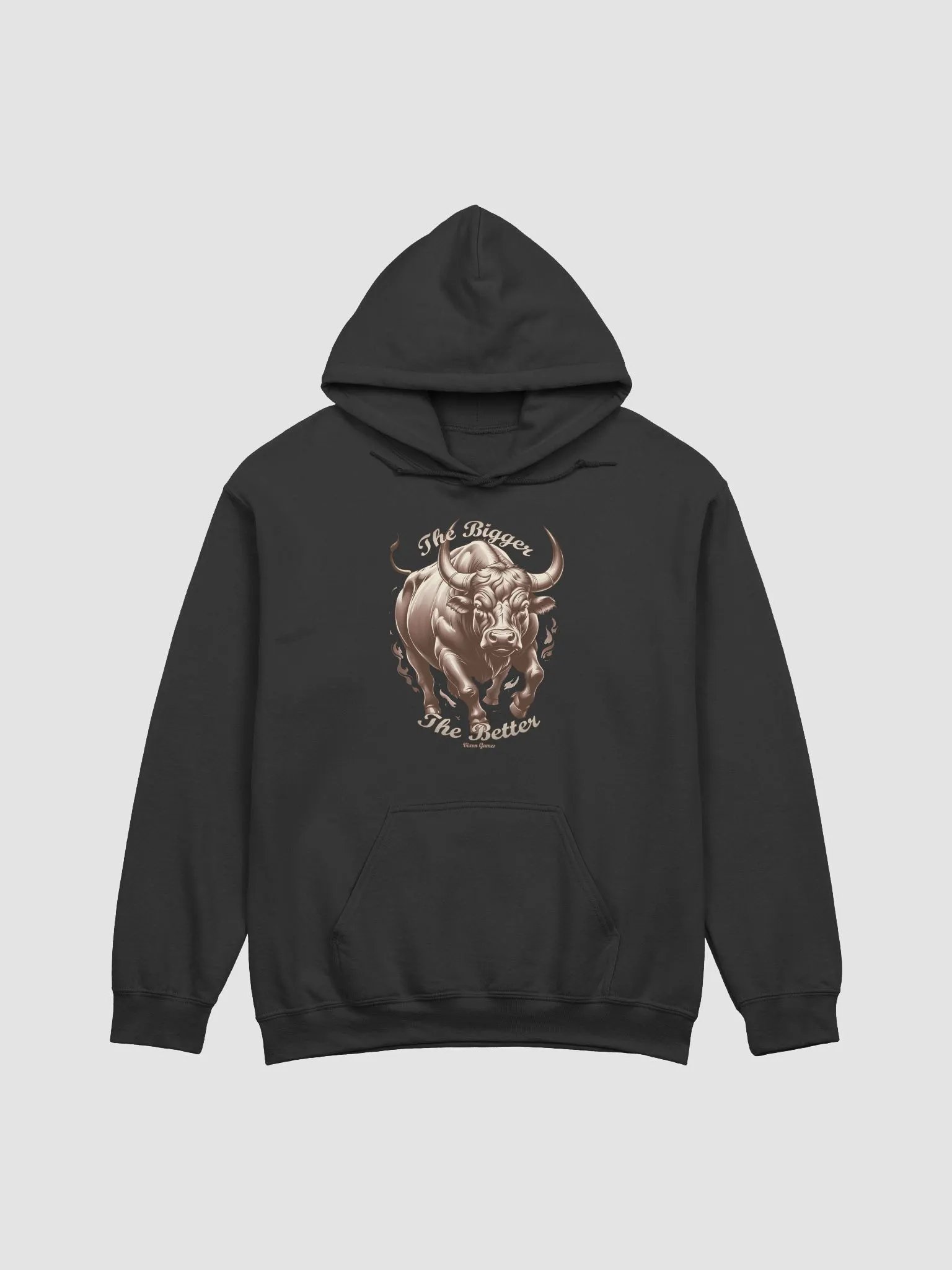 The Bigger The Better Amazing Bull Classic Hoodie product image (11)