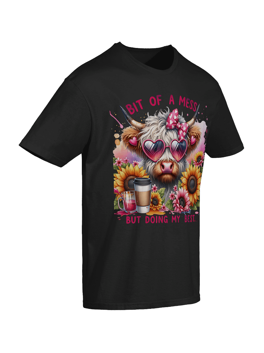 The "Messy & Motivated" Cow Shirt product image (36)