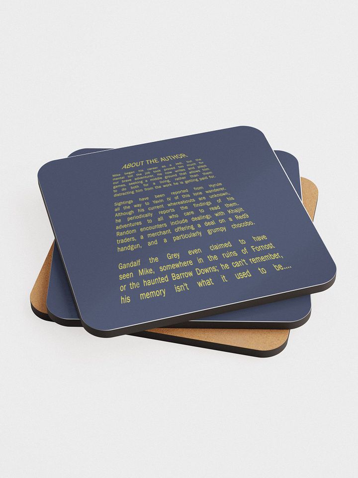 About the Author, the coaster product image (2)