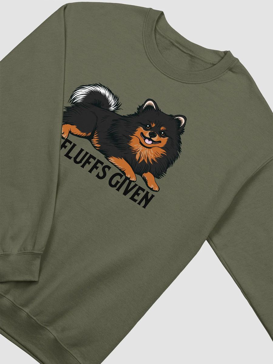 No Fluffs Given Sweatshirt of a Pomeranian(Tricolor) | Funny Shirt for Pomeranian Paw-rents product image (16)