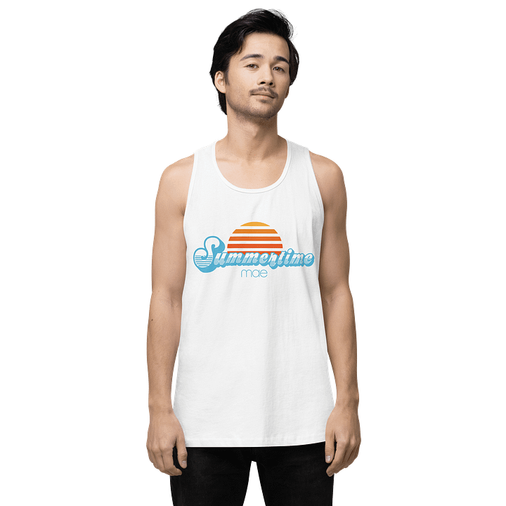 Summertime Tank - white product image (2)