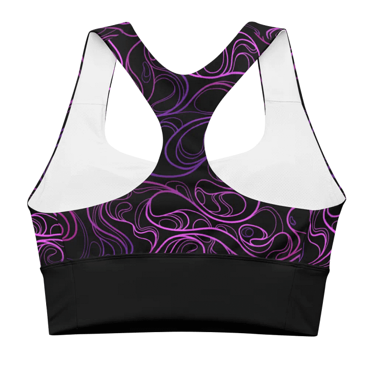 BLACK SWIRL - Sports Bra product image (2)