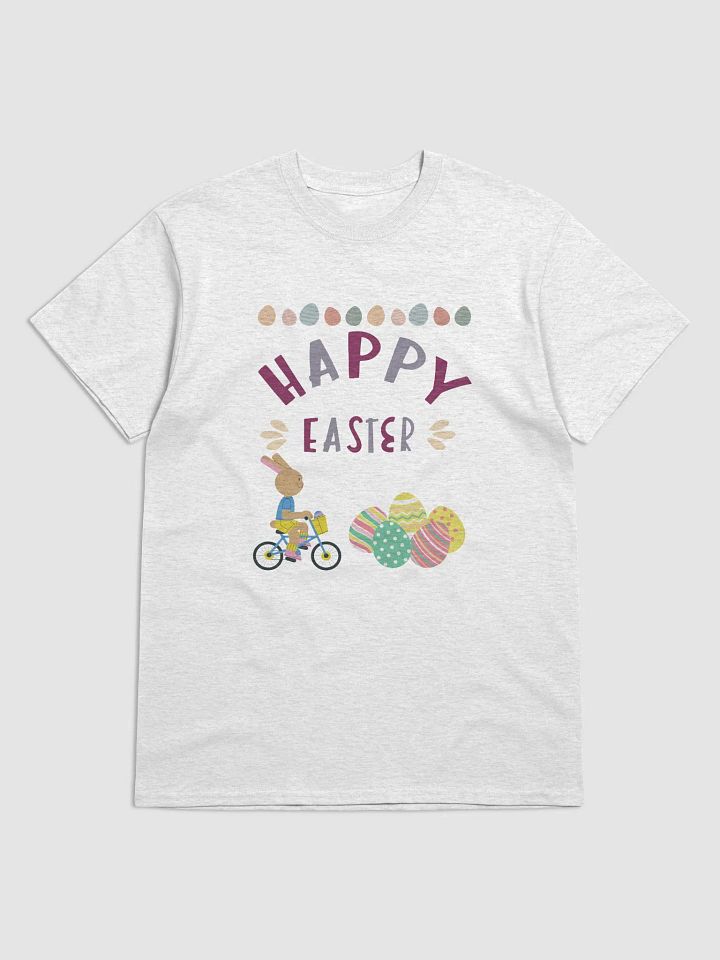 Easter Joy Bunny on a bike Gildan Tee product image (1)