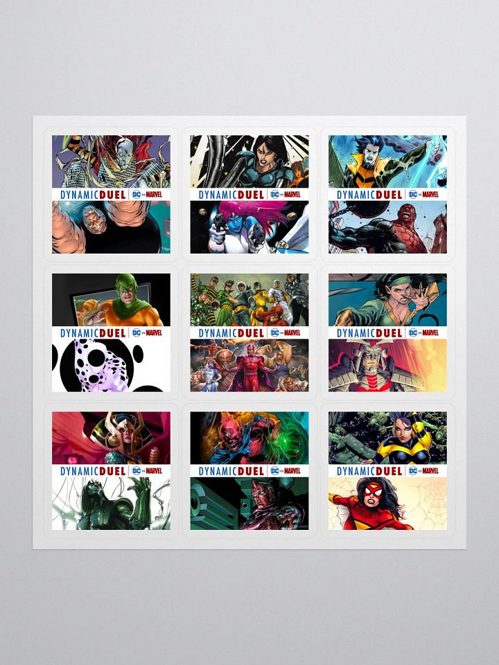 Dynamic Duel Episode Cover Stickers - Series 18 product image (1)