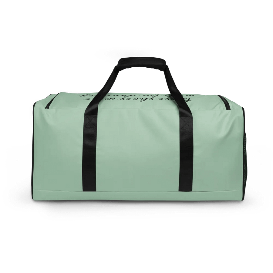 Large Dance Bag | Mint with Black Logo and Quote product image (5)