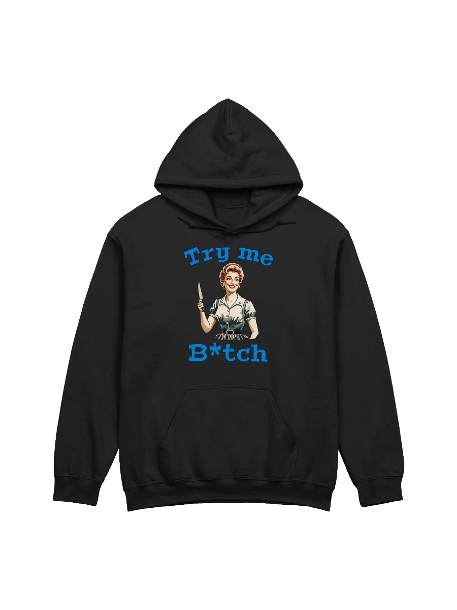 Try Me B*tch - Funny Meme - Gildan Classic Hoodie product image (4)