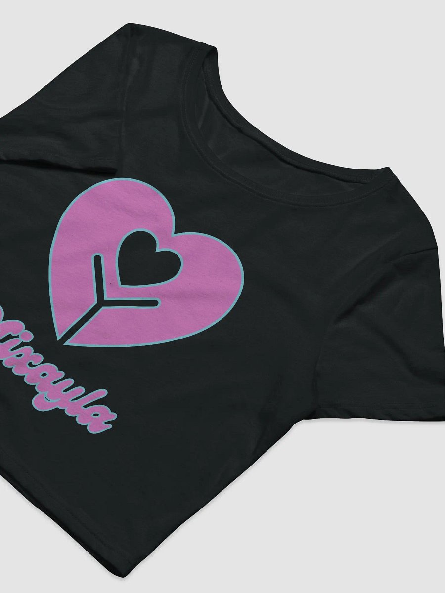 Black Crop Top (Pink Logo) product image (5)