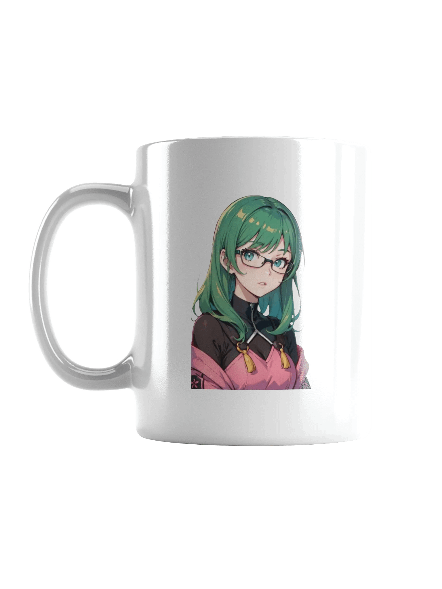 (GREEN WAIFU) K White Mug product image (6)