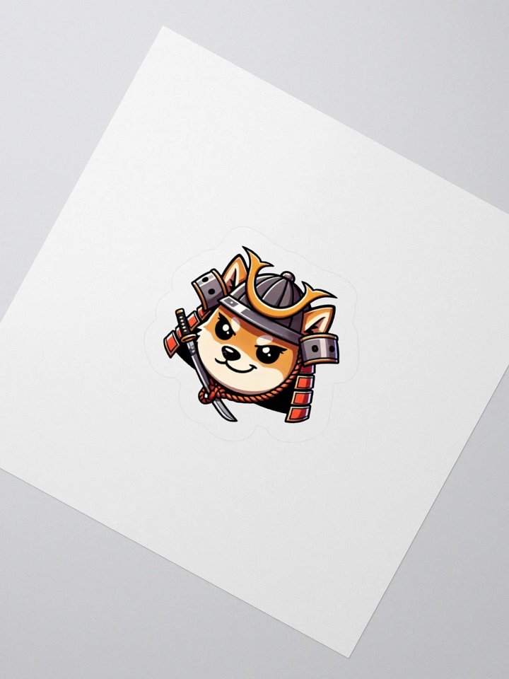 Nova Samurai Inu Kiss Cut Sticker product image (2)
