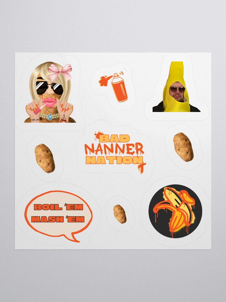 Bad Nanner Nation Official Sticker Sheet product image (1)