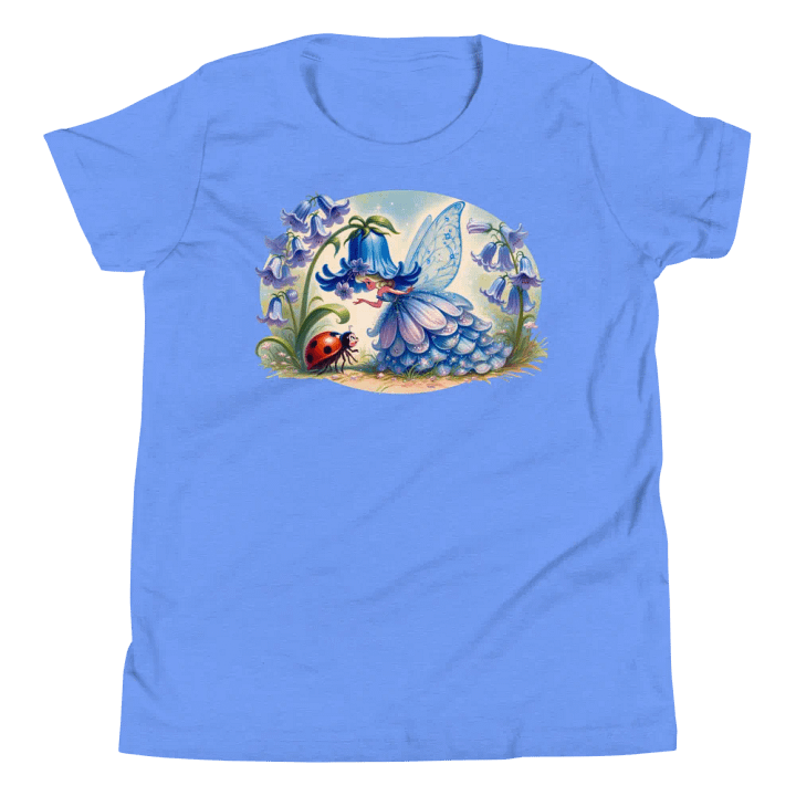 Bluebell Flower Fairy and Ladybug Youth T-Shirt product image (15)