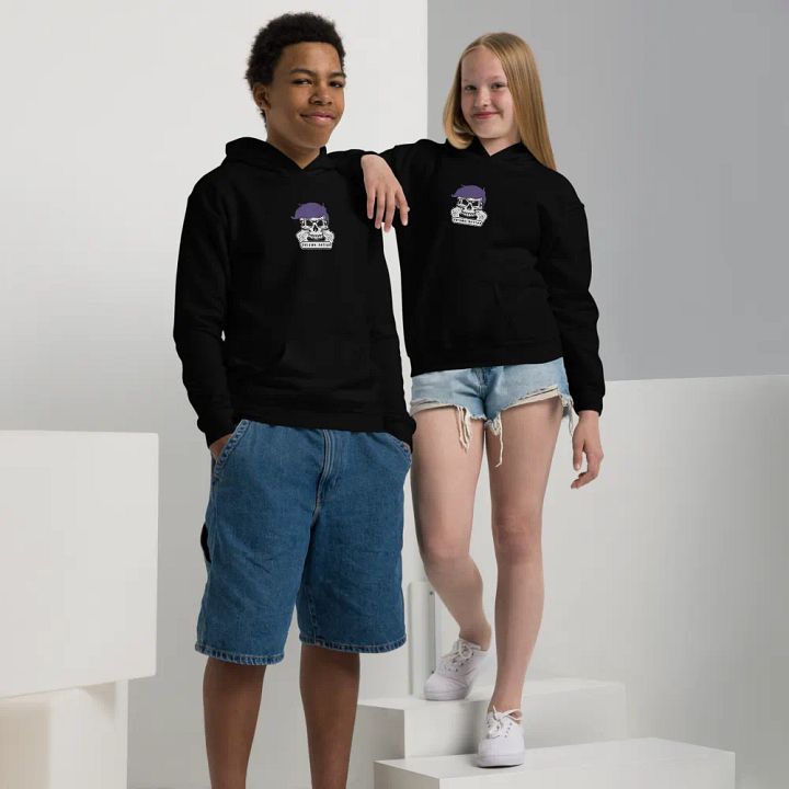 Enigma Nation Gildan Youth Heavy Blend Hoodie (EMBRODERED) product image (2)