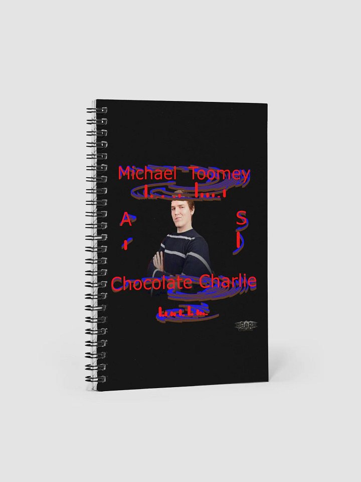 Michael Toomey As Chocolate Charlie 00 - Black Spiral Notebook product image (1)