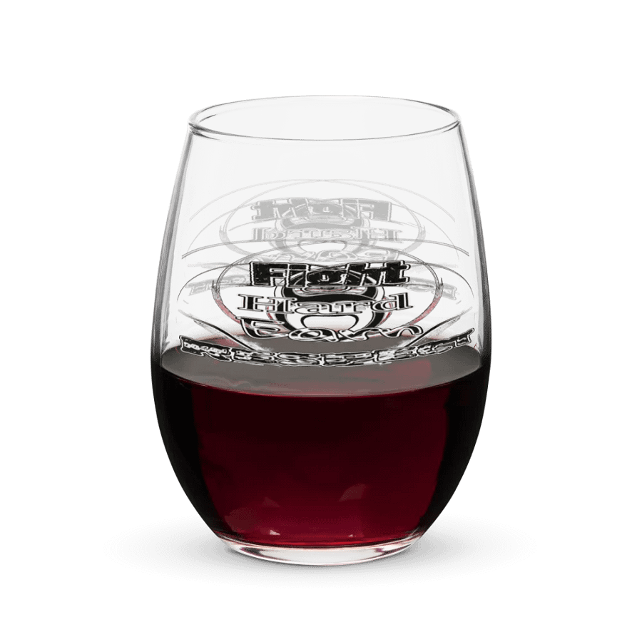 Fight Hard Earn Respect - Stemless Wine Glass product image (7)