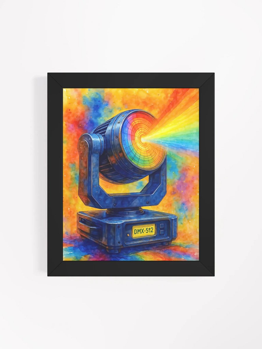 Theatrically Jerry: Fine Art "Watercolor Moving Head Light" Print product image (4)