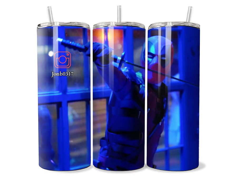 Marvel - Deadpool Cosplay Tumbler (Silent Slash) featuring jonb0317 - 20oz Stainless Steel product image (1)