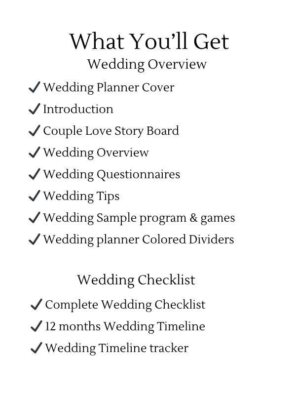 Ultimate Wedding Planner Canva Editable product image (3)