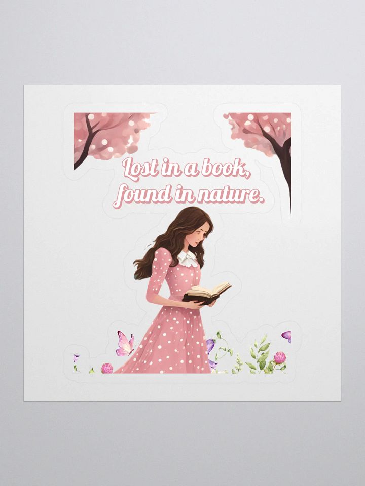 Lost In A Book, Found In Nature Sticker product image (1)