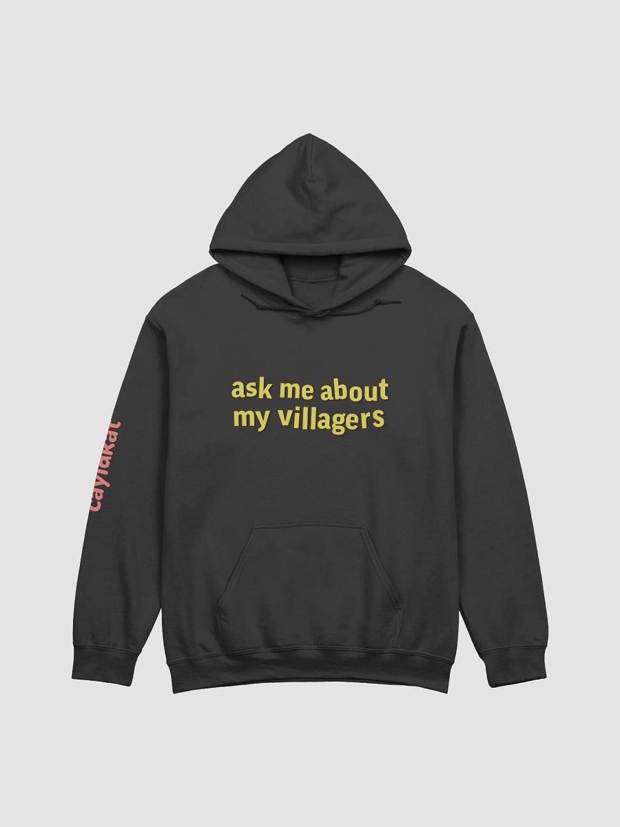 Ask Me About My Villagers Hoodie (caylakat sleeve detail) product image (3)
