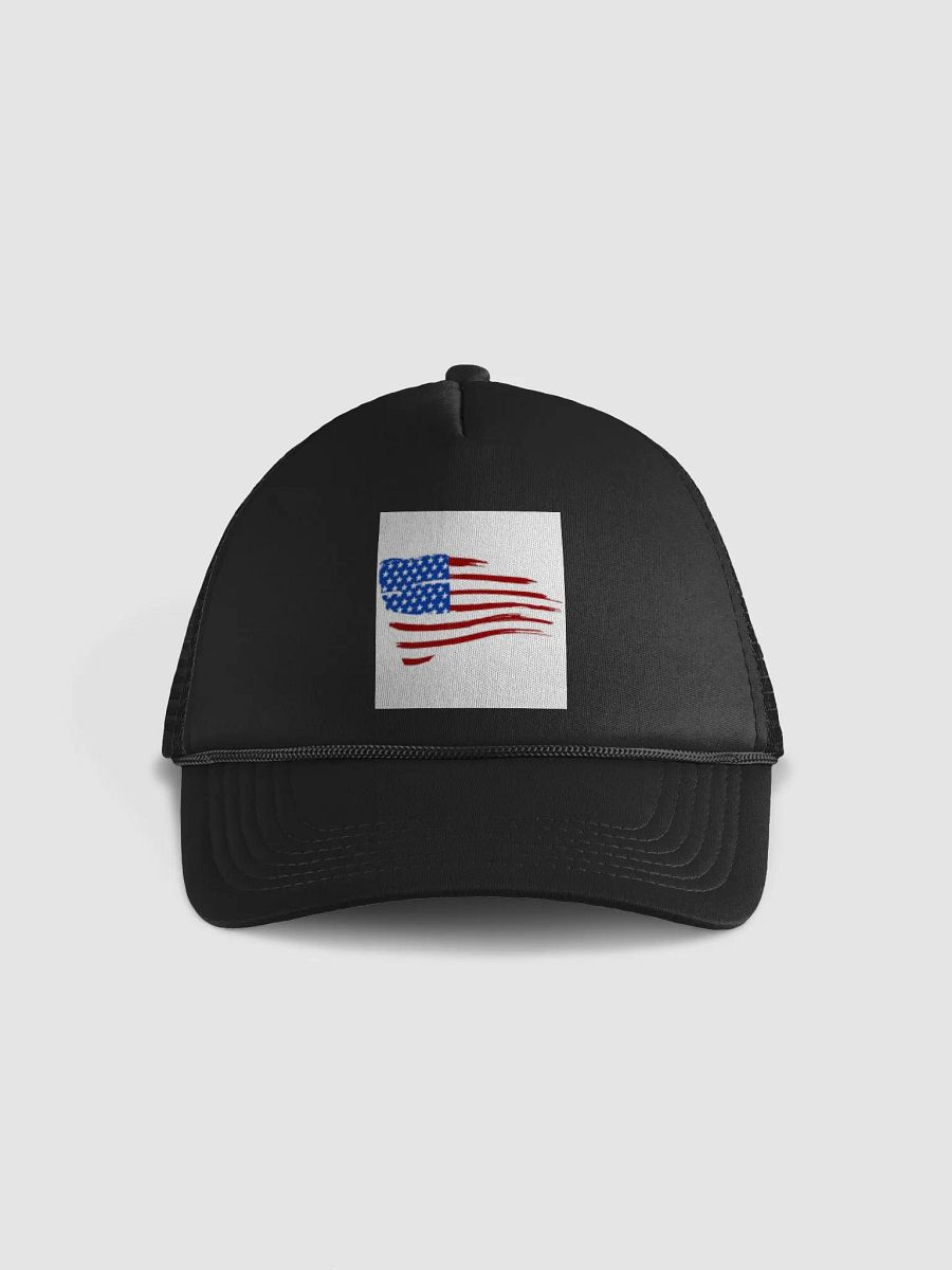 US Patriot Valucap Foam Trucker Hat product image (1)