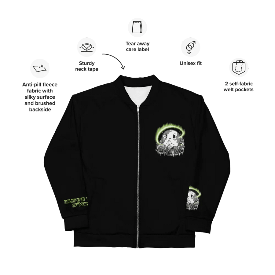 Save Me: A Plea from Planet Earth Bomber Jacket 🌍 product image (4)