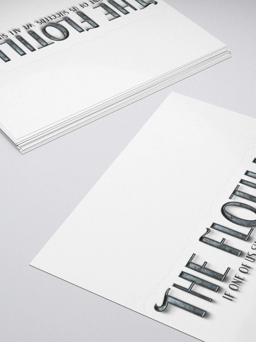 The Flotilla - Sticker product image (3)