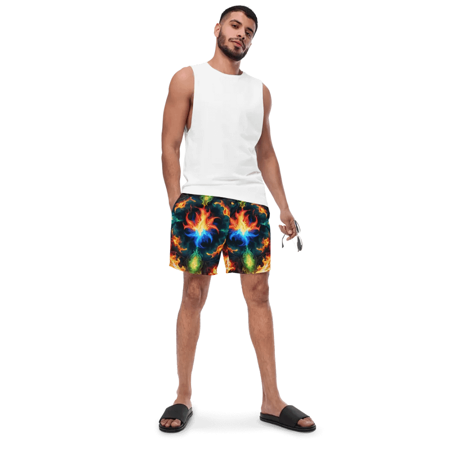 Ethereal Flame All-Over Swim Trunks product image (4)