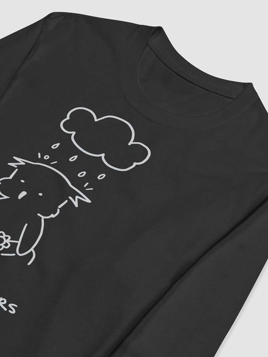 Sad Owl Hours Champion Long Sleeve T-Shirt (Black) product image (3)