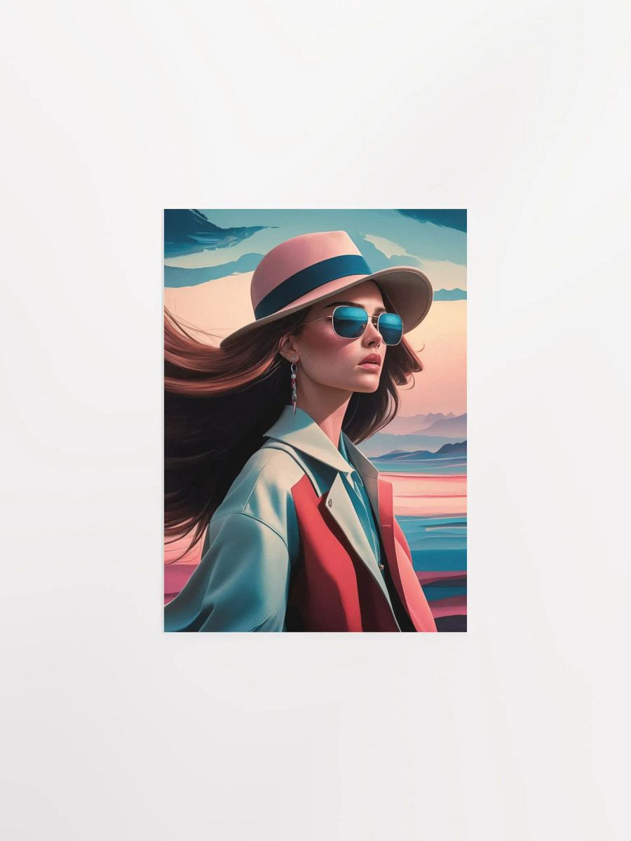 Abstract illustration of a Woman Poster - 17 product image (1)