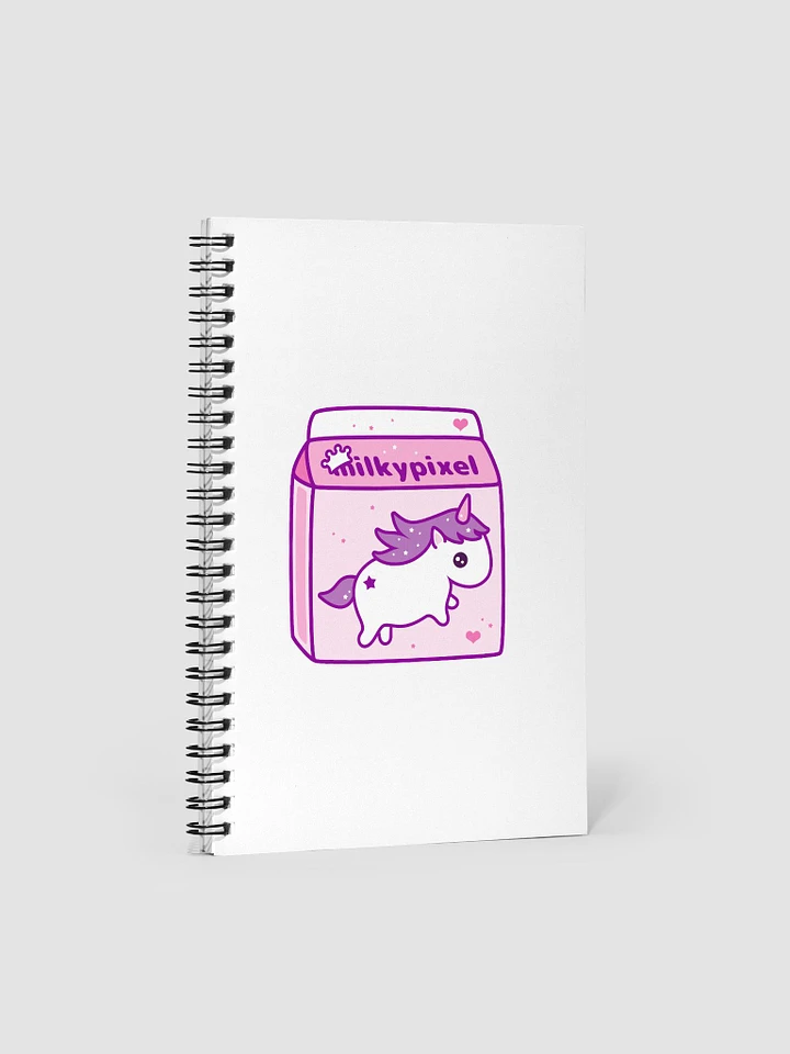 Milky Pixel Logo Spiral Notebook product image (1)