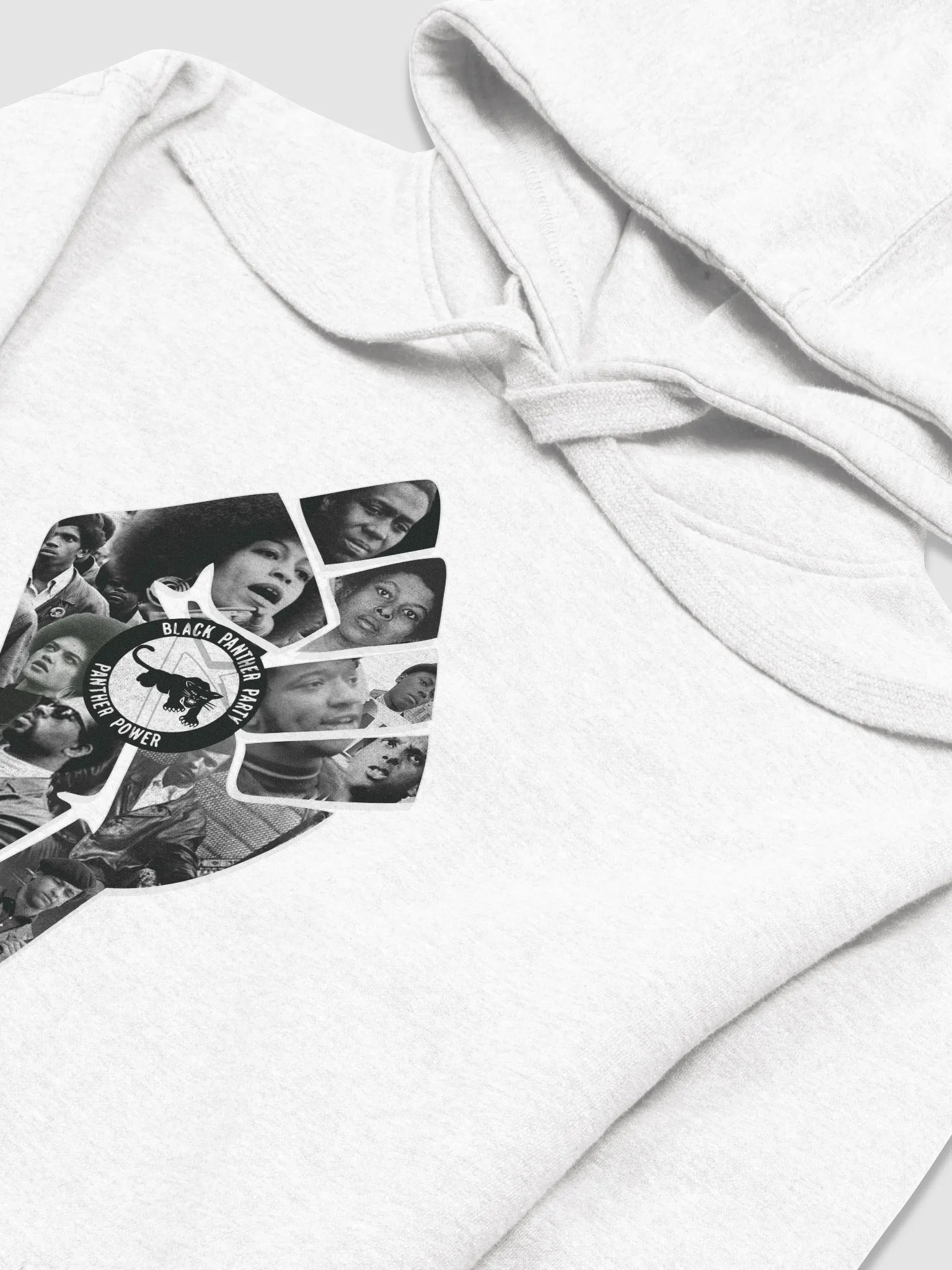 White Black Panther Fist Unisex Hoodie product image (2)