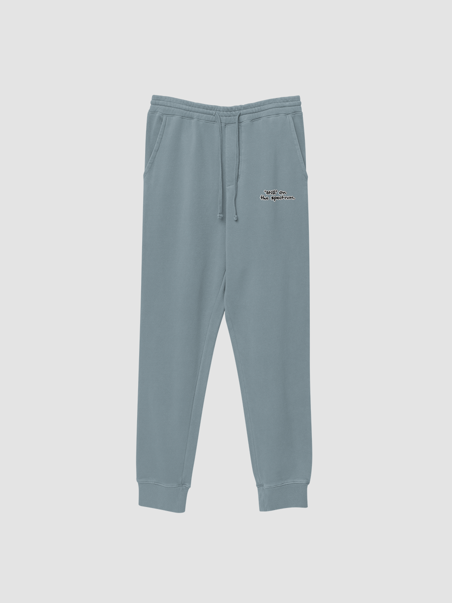 *still* on the spectrum embroidered pigment sweatpants (bubble design) product image (3)