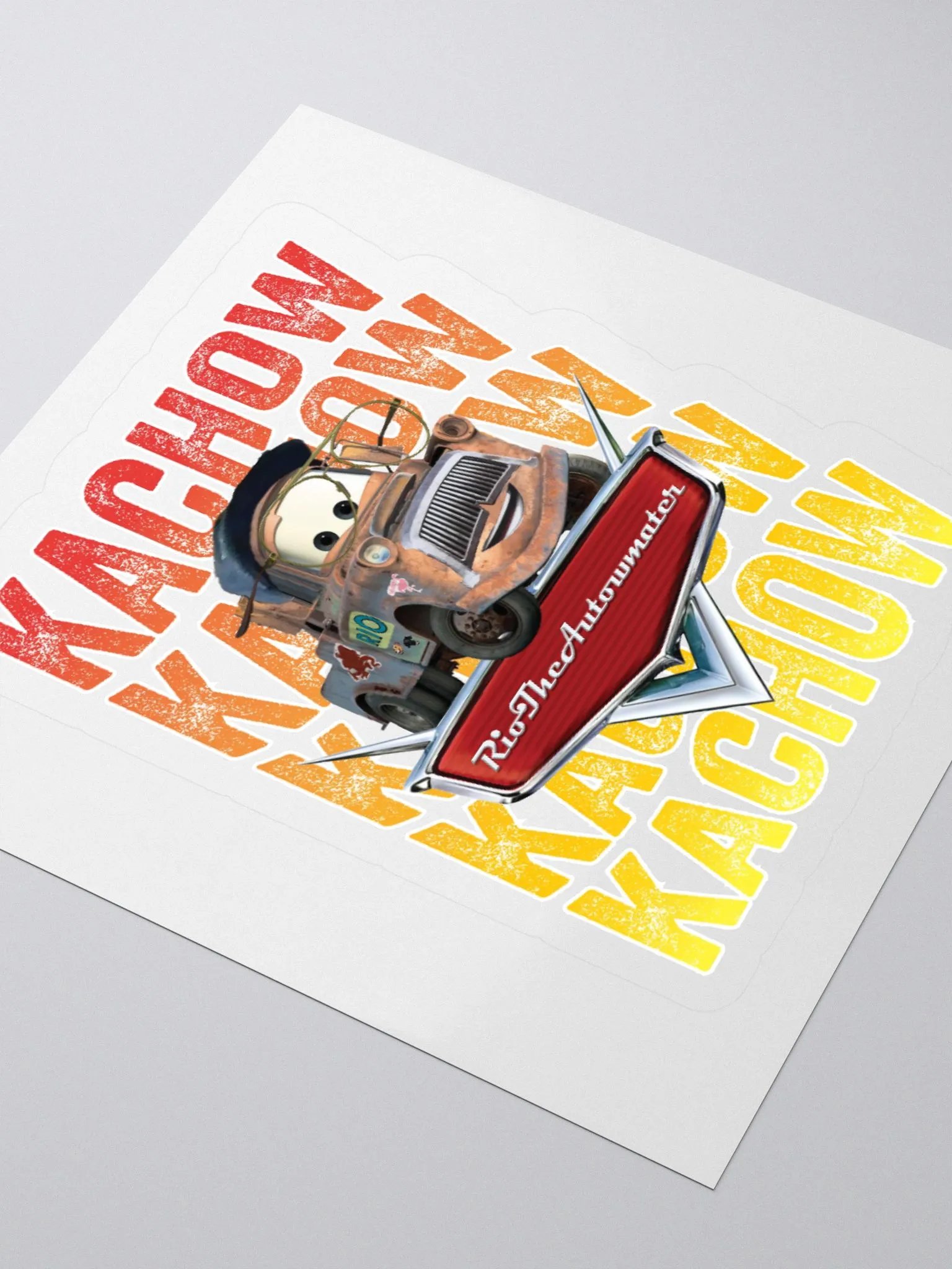RioTowmater Kachow Sticker product image (1)
