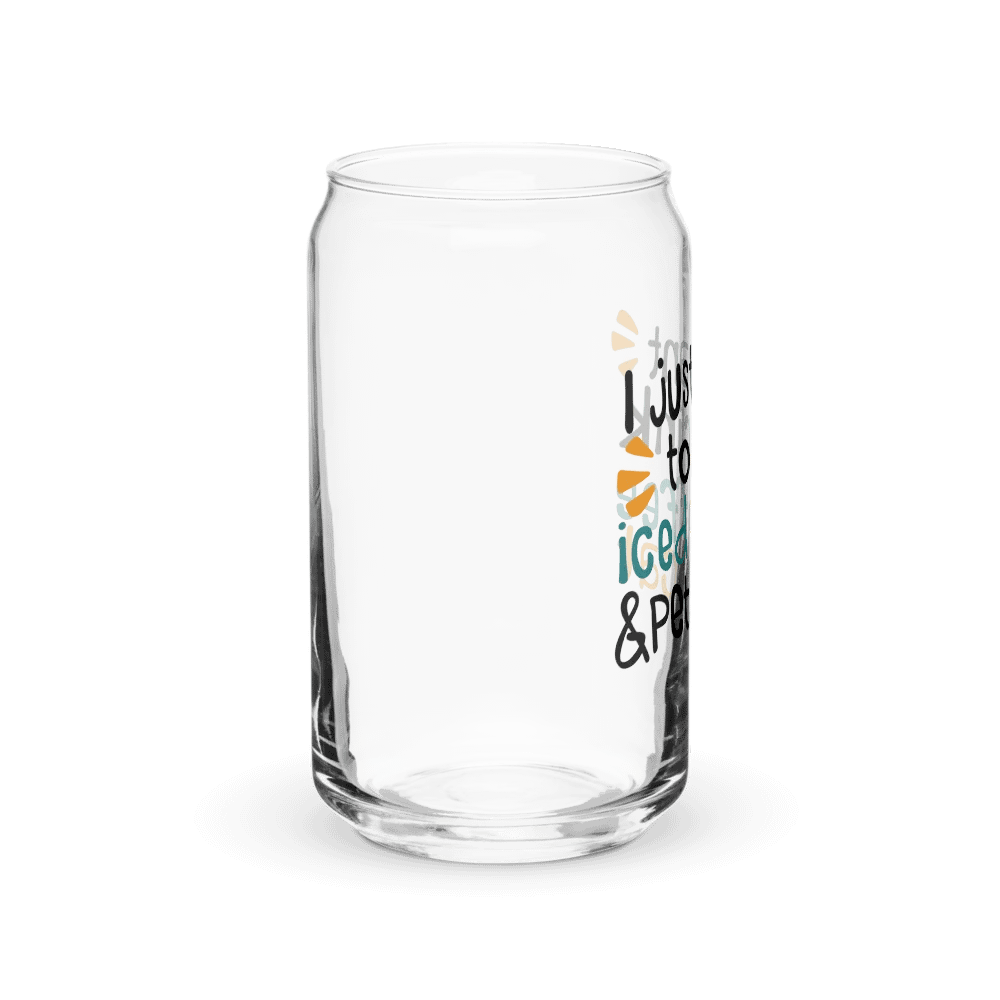 Iced Coffee & Cat - Can-Shaped Glass product image (10)