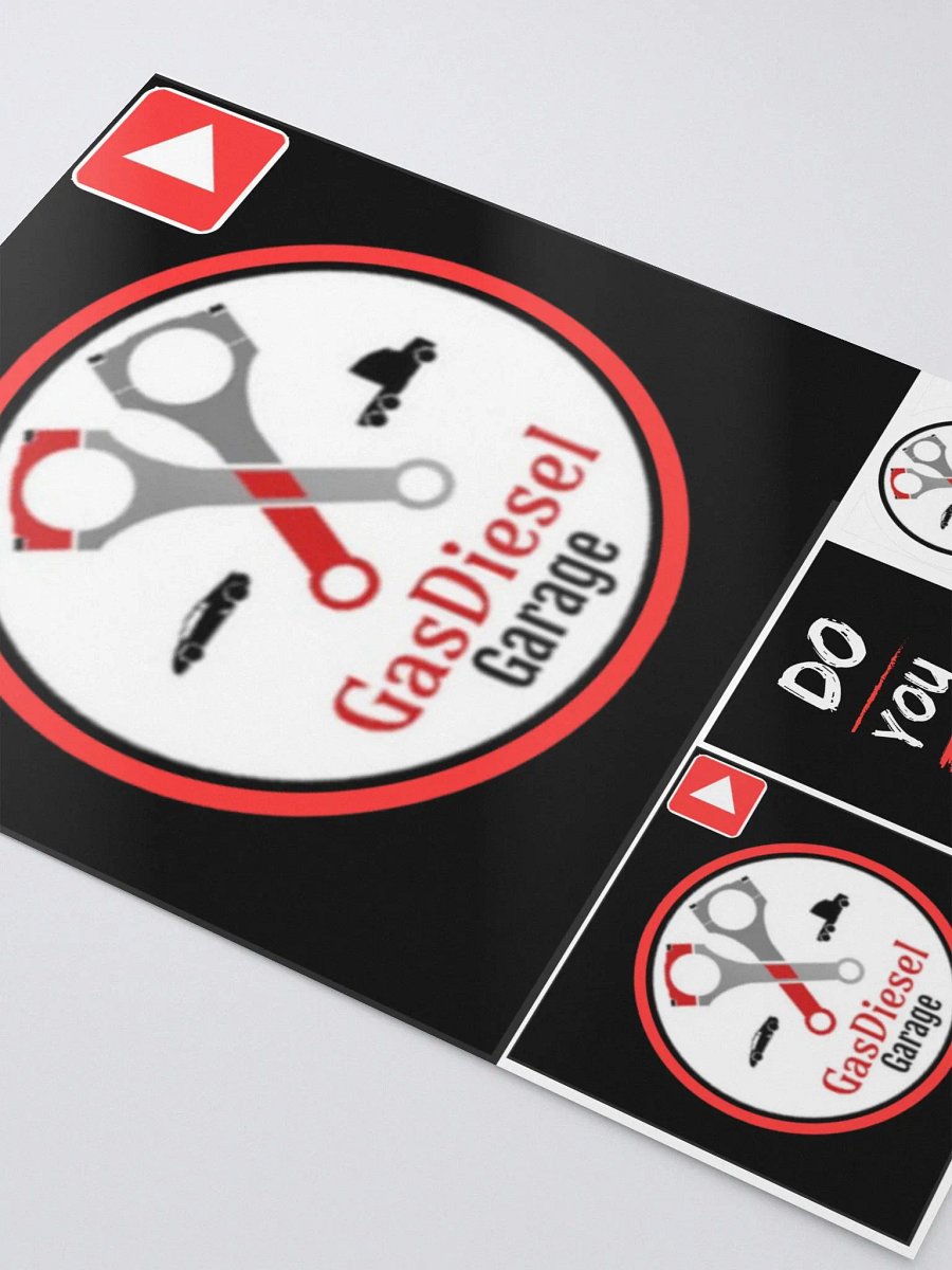 GASDIESEL GARAGE STICKER BOMB product image (3)
