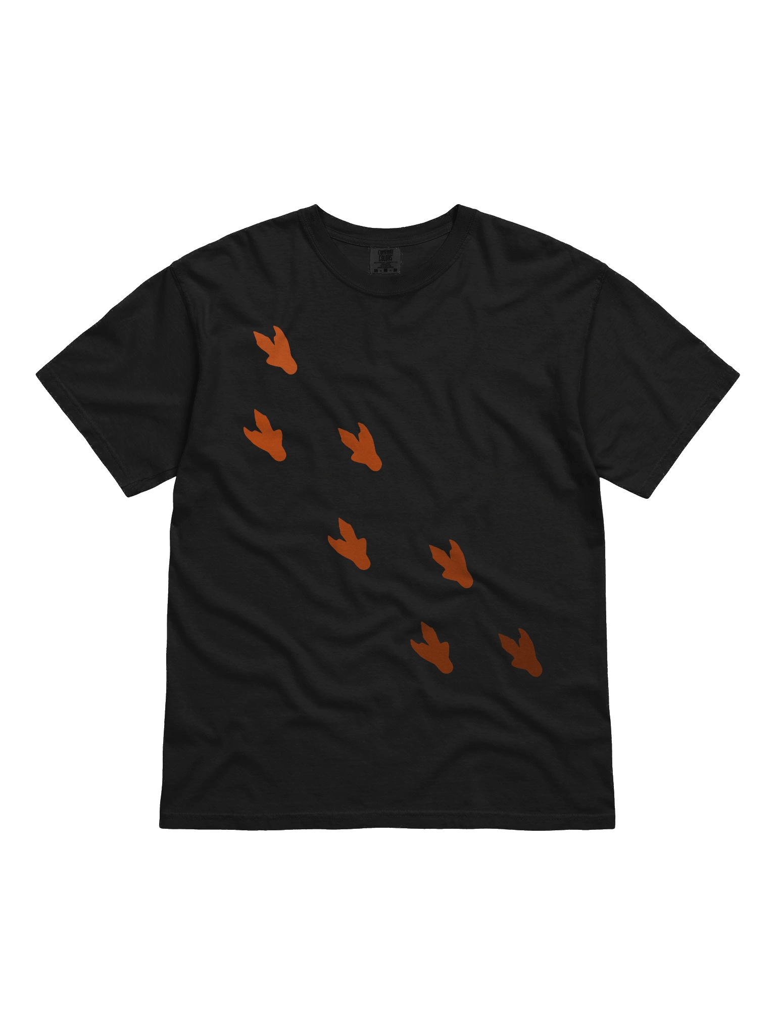 Raptor Tracks T-Shirt (Orange) product image (1)