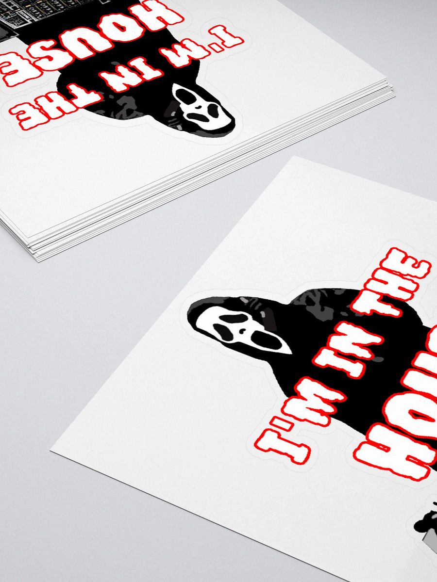 Ghostface in the house Kiss Cut Stickers product image (4)