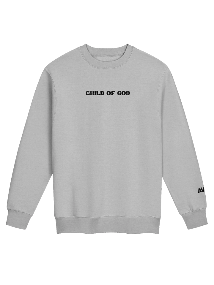 Women’s Embroidered Crew Sweatshirt “Child of God” product image (3)