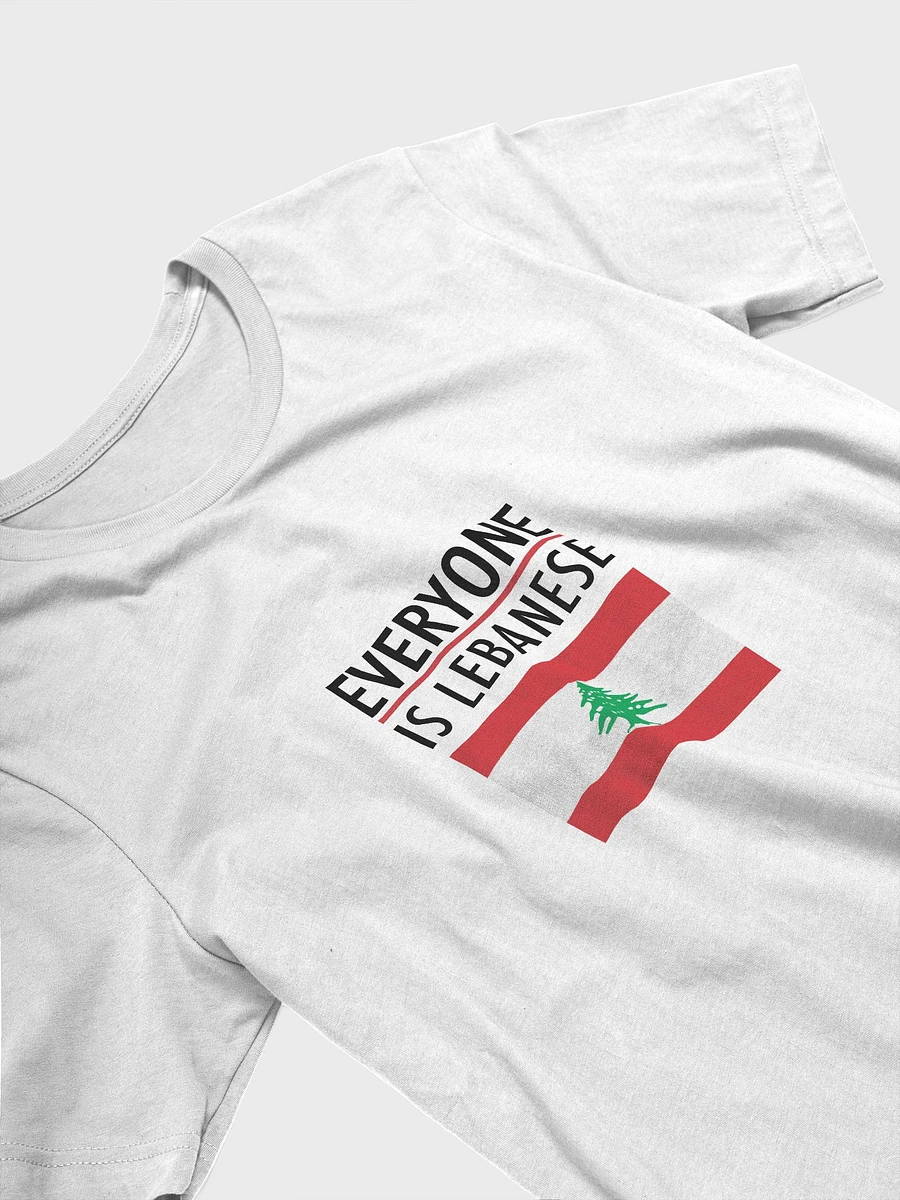 Everyone is Lebanese tee (white) product image (3)