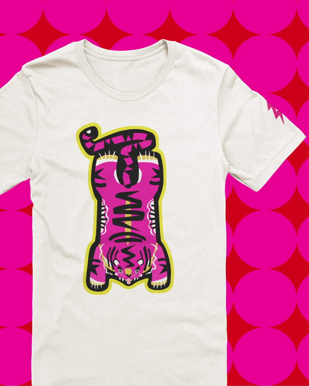 Pink and Yellow Tiger - T-Shirt product image (1)