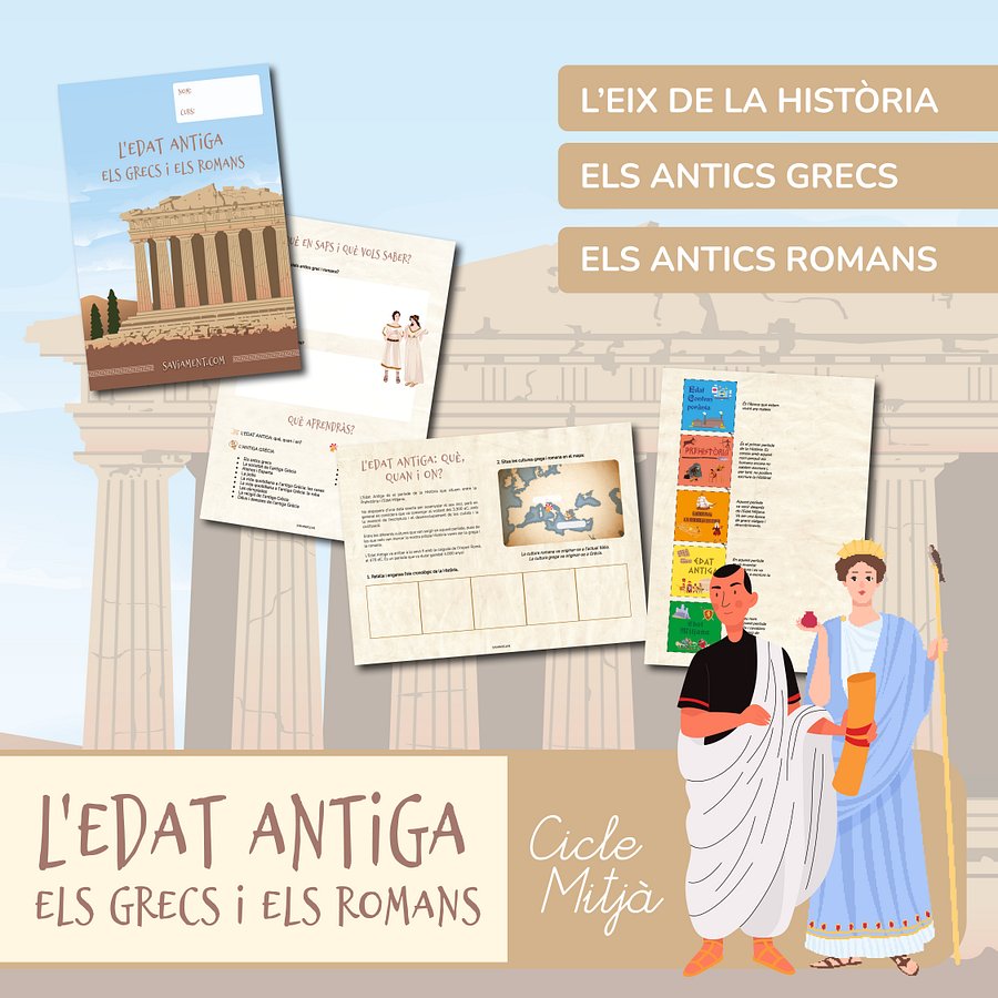 L'Edat Antiga: els grecs i els romans product image (1)