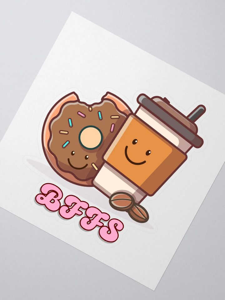 BFFs Coffee and Donut Sticker product image (2)