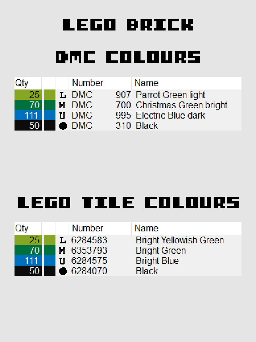 LEGO Brick Pixel Art product image (4)