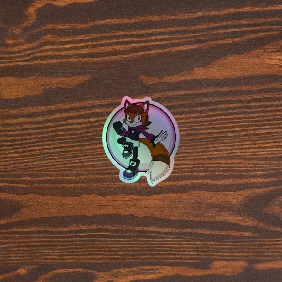 Cinder Adventure Holographic Sticker product image (5)