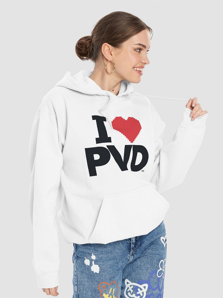 IHEARTPVD.COM | 8-BIT | WHITE HOODIE product image (7)