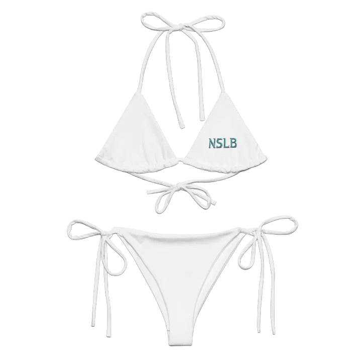 Shimmering NSLB Metallic Blue Bikini Set product image (1)