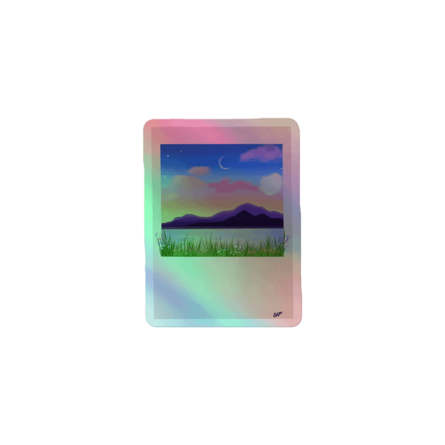 Dreamy memory holographic sticker product image (1)