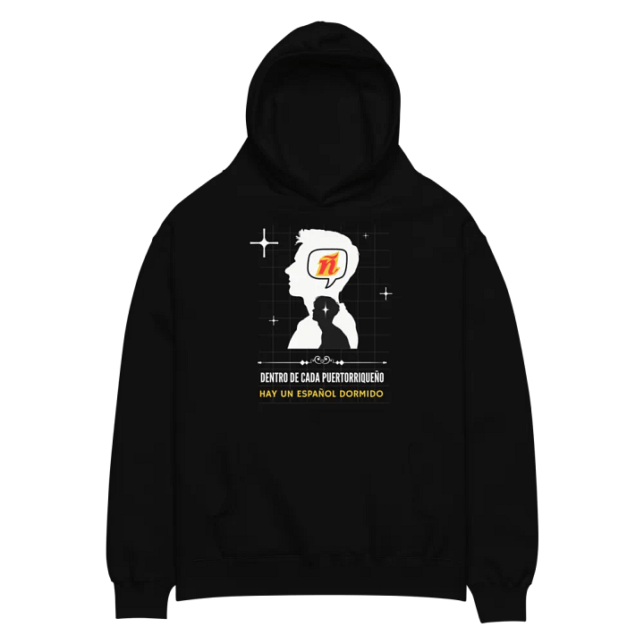 Sudadera con capucha negra - Español Dormido product image (2)