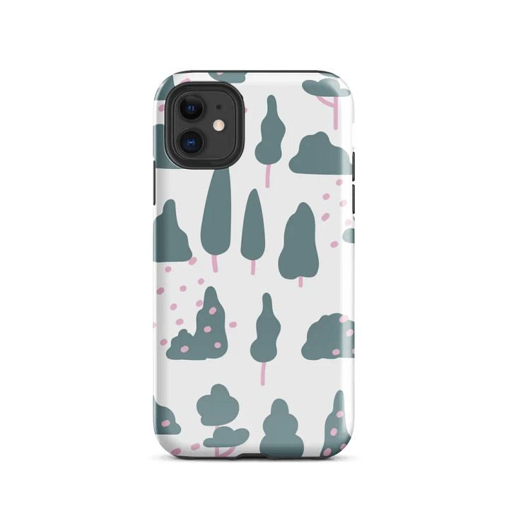 Teal Tree Blossoms iPhone® Tough Case product image (47)